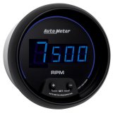 Autometer Cobalt Digital 85.7mm Black In-Dash Tachometer thumbnail 6