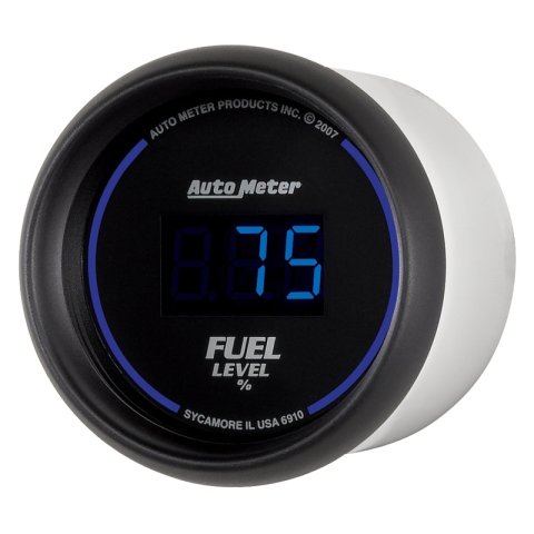 Autometer Cobalt Digital 52.4mm Black Programmable Empty-Full Range Fuel Level Gauge thumbnail 9