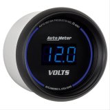 Autometer Cobalt Digital 52.4mm Black Voltmeter thumbnail 2