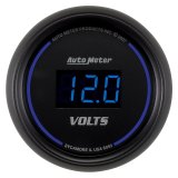Autometer Cobalt Digital 52.4mm Black Voltmeter thumbnail 4