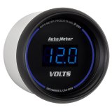 Autometer Cobalt Digital 52.4mm Black Voltmeter thumbnail 5