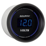 Autometer Cobalt Digital 52.4mm Black Voltmeter thumbnail 9