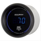 Autometer Cobalt Digital 52.4mm Black 0-100psi Oil Pressure Gauge thumbnail 3