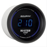 Autometer Cobalt Digital 52.4mm Black 0-300 deg F Water Temperature Gauge thumbnail 2