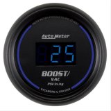 Autometer Cobalt Digital 52.4mm Black Vacuum/Boost Gauge thumbnail 1