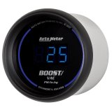 Autometer Cobalt Digital 52.4mm Black Vacuum/Boost Gauge thumbnail 5