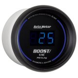 Autometer Cobalt Digital 52.4mm Black Vacuum/Boost Gauge thumbnail 9
