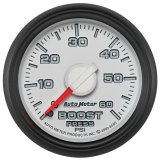 Autometer 04-09 Dodge Ram L6-5.9L Diesel A-Pillar Gauge Kit Boost/EGT 0-60PSI / 0-2000 Deg thumbnail 1