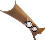 Autometer 04-09 Dodge Ram L6-5.9L Diesel A-Pillar Gauge Kit Boost/EGT 0-60PSI / 0-2000 Deg thumbnail 7