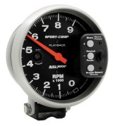 Autometer Sport-Comp 5 inch 9000 RPM Pedestal Mount Tachometer w/ RPM Playback thumbnail 8