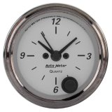 AutoMeter American Platinum Series 2.0625in Clock 12 Hour Analog thumbnail 1
