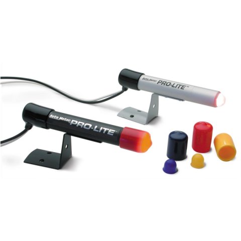 Autometer Mini Pro-Lite Warning Light (Silver Case / Red Bulb w/ Covers) thumbnail 3