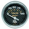 Autometer Carbon Fiber 52mm 100 PSI Electronic Oil Pressure Gauge thumbnail 7