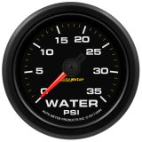 Autometer Extreme Environment 2-1/16in 35PSI Water Pressure Gauge w/ Warning thumbnail 2