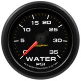 Autometer Extreme Environment 2-1/16in 35PSI Water Pressure Gauge w/ Warning thumbnail 3