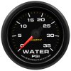 Autometer Extreme Environment 2-1/16in 35PSI Water Pressure Gauge w/ Warning thumbnail 5
