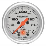 Autometer Ultra-Lite 2-1/16in. / 340 Degree F (Stepper Motor w/Peak & Warn) Oil Temperature Gauge thumbnail 2