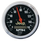 Autometer Jeep 3.375 In-Dash 0-160 MPH Electrical Speedometer Gauge - Programmable thumbnail 5