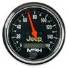 Autometer Jeep 3.375 In-Dash 0-160 MPH Electrical Speedometer Gauge - Programmable thumbnail 6
