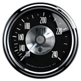 Autometer Prestige Series Black Diamond 2-1/16in 120-240 Deg F Water Temp Gauge thumbnail 2