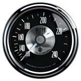 Autometer Prestige Series Black Diamond 2-1/16in 120-240 Deg F Water Temp Gauge thumbnail 4