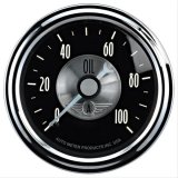 Autometer Prestige Series Black Diamond 2-1/16in 0-100 PSI Mechanical Oil Pressure Gauge thumbnail 1