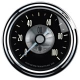 Autometer Prestige Series Black Diamond 2-1/16in 0-100 PSI Mechanical Oil Pressure Gauge thumbnail 3