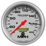 Autometer Speedometer 5in - 200 MPH Electric Program w/ LCD Odometer Ultra- Lite thumbnail 3