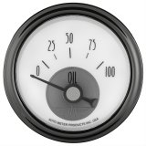 Autometer Prestige Series Pearl 2-1/16in 100PSI Electronic Oil Pressure Gauge thumbnail 1