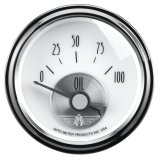 Autometer Prestige Series Pearl 2-1/16in 100PSI Electronic Oil Pressure Gauge thumbnail 8