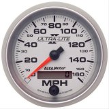 Autometer Ultra-Lite II 3-3/8in 0-160MPH Electronic Programmable Speedometer thumbnail 1