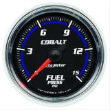 Autometer Cobalt 52mm 15 PSI Electronic Fuel Pressure Gauge thumbnail 1