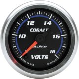 Autometer Cobalt 52mm 8-18 Voltmeter Electronic Gauge thumbnail 1