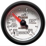 Autometer Phantom II 52.4mm Mechanical Vacuum / Boost Gauge 30 In. HG/30 PSI thumbnail 2