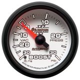 Autometer Phantom II 52.4mm Mechanical Vacuum / Boost Gauge 30 In. HG/30 PSI thumbnail 5