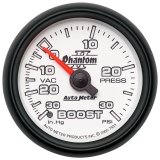 Autometer Phantom II 52.4mm Mechanical Vacuum / Boost Gauge 30 In. HG/30 PSI thumbnail 7