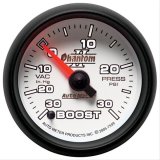 Autometer Phantom II 52.4mm Electronic Vacuum / Boost Gauge 30 In. HG/30 PSI thumbnail 2