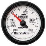 Autometer Phantom II 52.4mm Electronic Vacuum / Boost Gauge 30 In. HG/30 PSI thumbnail 4