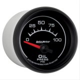Autometer ES 52mm 100 PSI Short Sweep Electric Oil Pressure Gauge thumbnail 3