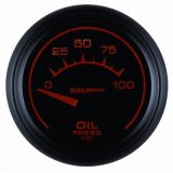 Autometer ES 52mm 100 PSI Short Sweep Electric Oil Pressure Gauge thumbnail 4