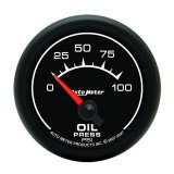 Autometer ES 52mm 100 PSI Short Sweep Electric Oil Pressure Gauge thumbnail 7