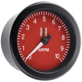 Autometer Stack Sport 88mm 0-10K RPM Tachometer - Red thumbnail 2