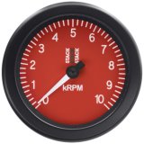 Autometer Stack Sport 88mm 0-10K RPM Tachometer - Red thumbnail 6