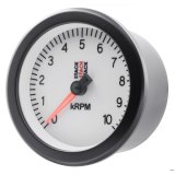 Autometer Stack Sport 88mm 0-10K RPM Tachometer - White thumbnail 3