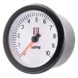 Autometer Stack Sport 88mm 0-10K RPM Tachometer - White thumbnail 5