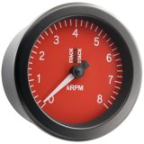 Autometer Stack Sport 88mm 0-8K RPM Tachometer - Red thumbnail 3