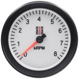 Autometer Stack Sport 88mm 0-8K RPM Tachometer - White thumbnail 1