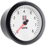 Autometer Stack Sport 88mm 0-8K RPM Tachometer - White thumbnail 5