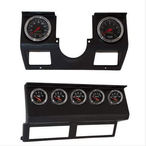 Autometer 87-96 Jeep Wrangler YJ 7pc Direct-Fit Dash Gauge Kit thumbnail 1