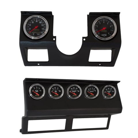 Autometer 87-96 Jeep Wrangler YJ 7pc Direct-Fit Dash Gauge Kit thumbnail 2